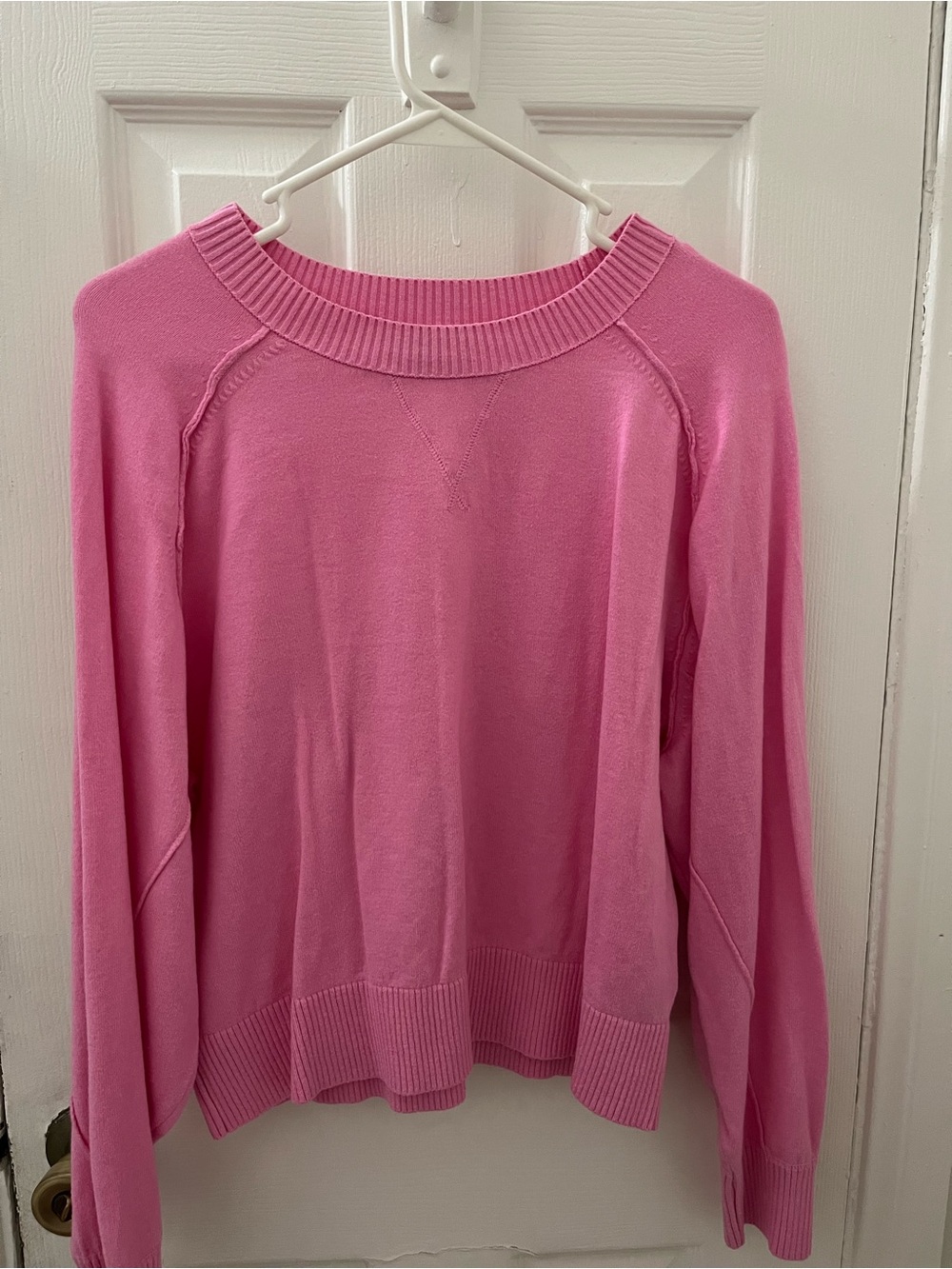 Old Navy Bubblegum Pink Crewneck Sweater